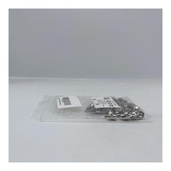 Messing Blindnieten Set mit 20 Stück Niet Studs Kugelbolzen und Ring - Silberne Schrauben inklusive für DIY Lederhandwerk Telefonhüllen-Dekoration und mehr