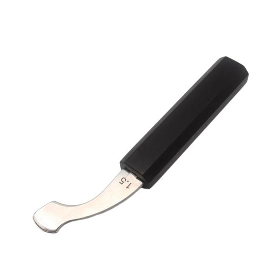 Leder Locher und Kanten-Rillgerät aus Edelstahl - Präzises Lederkanten-Rillwerkzeug (1.5 mm) für Anfänger und Profis langlebig und tragbar perfekte Kantenmarkierung