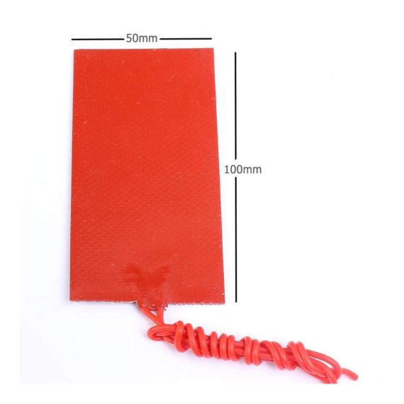 Silikonheizmatten-Set 4 Flexible 12V Heizmatten 15W Max 200°C 50x100mm - Konstante Temperatur für vielseitige Anwendungen