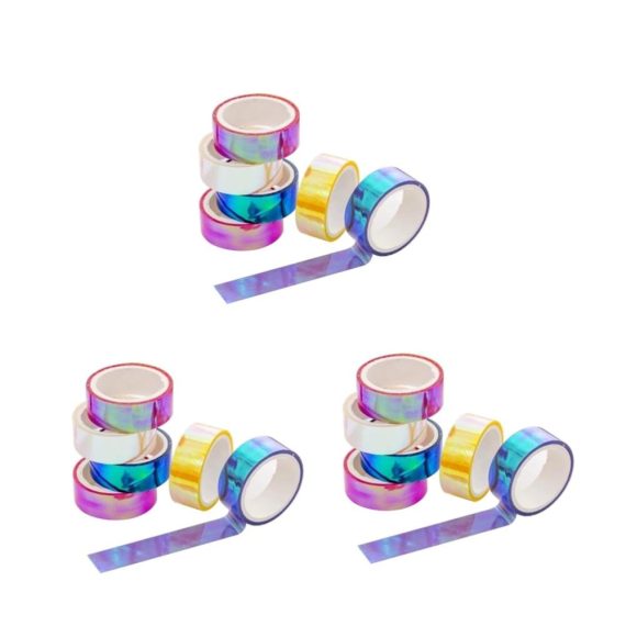 Buntes wasserdichtes Klebeband - 36 Rollen mit hoher Viskosität für Pe-Marker Dekoration Filmband & mehr