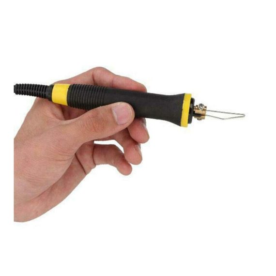 Holzbrennwerkzeuge & Zubehör Profi Pyrographie Maschine Set 23tlg. | Tragbarer Brandmal-Kolben LH40-Z 220V | Inkl. Brennspitzen für Zeichnen Schreiben auf Holz Leder Kürbis