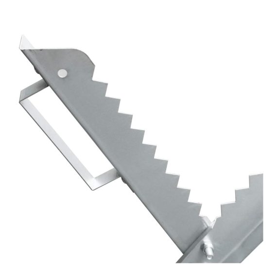 Stabiler klappbarer Holzsägebock - 81x80x80 cm 150 kg Belastbarkeit - Verzinkter Holzbock für Kettensägen und Handsägen