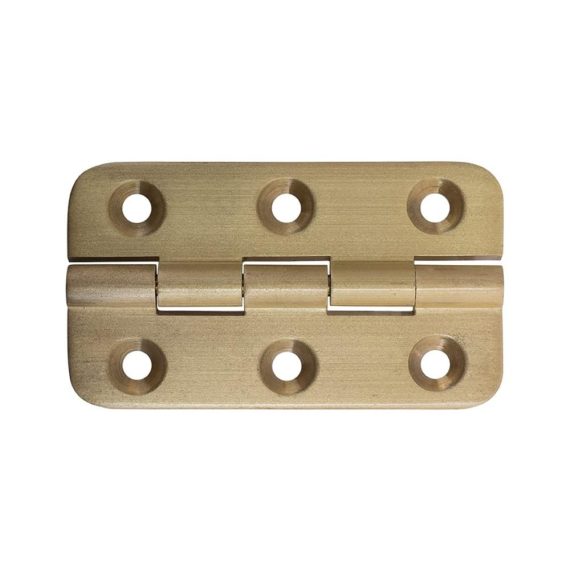 10 Stück Möbelscharniere massives Messing 51 cm 270 Grad gebürstetes Nickel und Messingfarbe inklusive Schrauben