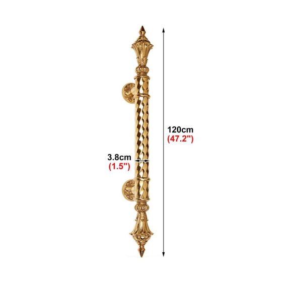 Europäischer Stil Goldene Türgriffschlösser für Hotelwohnungen - Innen-/Außengriffe gewerblicher Kauf Eleganz in jedem Detail
