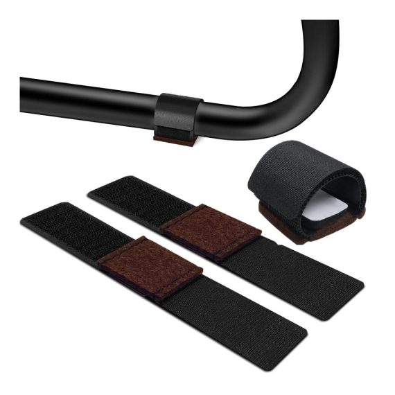 Möbelgleiter Set 24 Selbstklebende Filz Pads mit Klettverschluss für Stühle Bodenschutz und Kratzreduktion - Stuhlschienen Klemmschalengleiter Möbel Filzgleiter