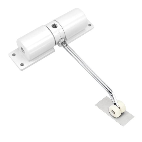 Hydraulischer Türschließer für Schlafzimmer und Gewerbe - Automatisch einstellbarer Türschließer für Zuhause und draußen Rund-Design