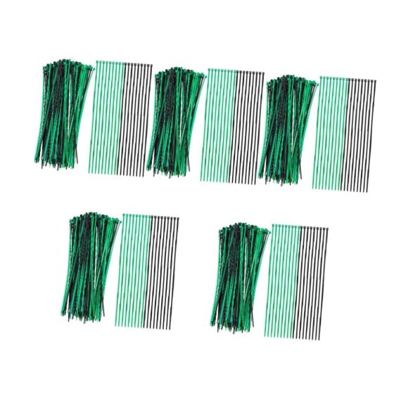 1000 strapazierfähige Kabelbinder mit farbigen Etiketten – Selbstsichernde Reißverschlüsse aus robustem Nylon 66 für vielseitige Anwendungen wie Pflanzenbindungen Kabelhaken und mehr