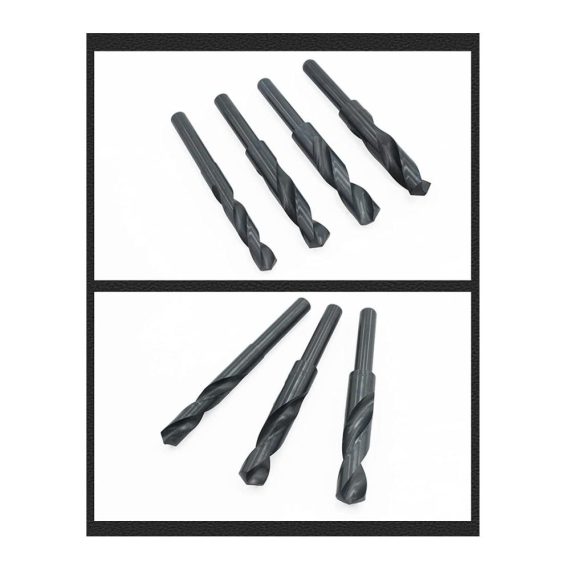 Hartmetall-Spiralbohrer 165 mm - Hochleistungs Schlangenbohrer für Eisen Aluminium Kupfer Holz & Kunststoff
