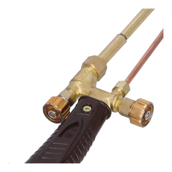 Gasschweißgerät-Set mit Schweißbrenner Schneidbrenner Ergonomie-Design und Schussabsaugung - Ideal für Sauerstoff Acetylen Propan und Erdgase