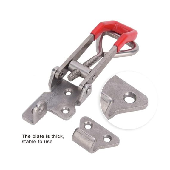 Edelstahl Kniehebelspanner - Verstellbarer Griff für schnelle sichere 250 kg Klemmung