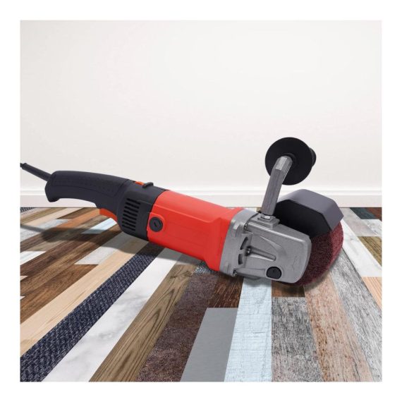 Bandschleifer 230V 1400W mit Satiniermaschine - Profi Schleifmaschine mit Stufenloser Drehzahlregelung Zweifacher Getriebeuntersetzung für Schleifen Polieren und Satinieren