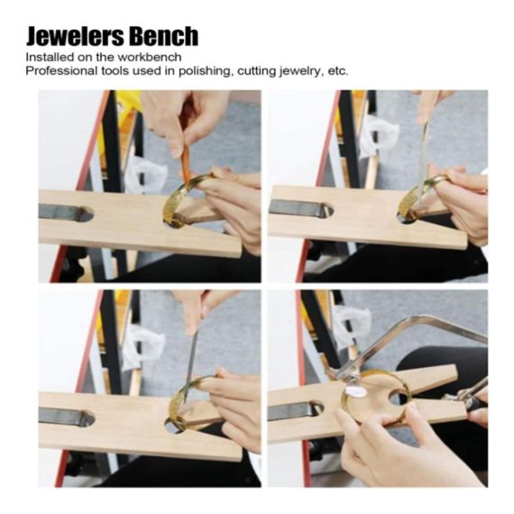 Premium Juwelier Schraubzwingen Set für Werkbank – V-Schlitz Clip-System für präzise Holz- und Schmuckarbeiten perfekt für Juweliere und Holzverarbeitungsbänke