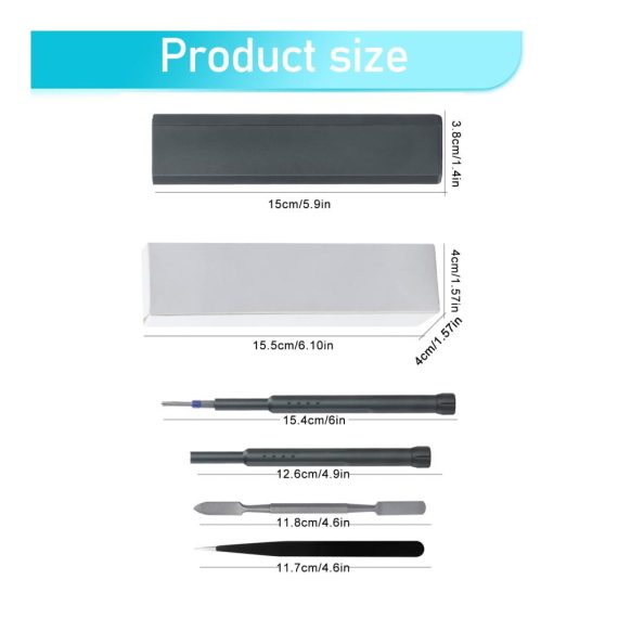 31-in-1 Torx Schraubendreher Set für Präzisionsreparaturen an Smartphones Laptops und DIY-Modellen - Mini Schraubenzieher Set mit Multifunktions Schraubenbits für Kleinreparaturen