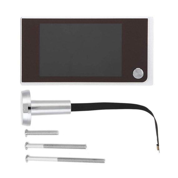 Digitaler Türspion mit 35 Zoll LCD 120 Grad Weitwinkel WLAN-Funktion Foto- und Videomonitoring - Elektronische Türkamera für maximale Sicherheit