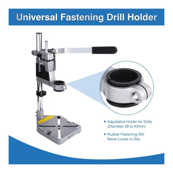 Bohrmaschinenständer mit Tischklemme - Verstellbarer Drill Stand für präzises Bohren und Reparaturen