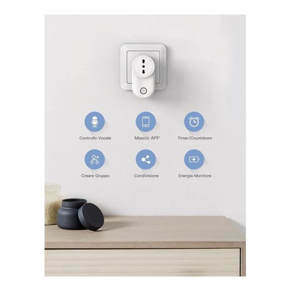 1er Pack Smart & Ferngesteuerte Stecker Intelligenter Smart Plug für einfache IT-Steuerung