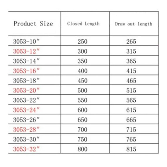 Premium Schubladenauszüge Schwere Schubladenführungen 53 mm Breite Kugellagerverriegelung Seitenmontage - 1 Paar (2 Stück) - Robuste 80 cm/32 Zoll Schubladen für mühelose Organisation und einfache Handhabung