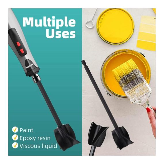 Epoxy Rührwerke Set - 8 Stück Harz-Mixer-Paddel für Kraftvolles Mischen und Wiederverwendbare Farbmischer