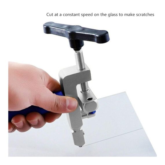 Manueller Fliesenschneider für Keramik und Glas – Professionelles Handgerät für leichtes und präzises Schneiden von dickem Glas Mosaik und Fliesen