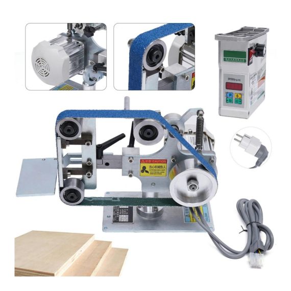 Bandschleifer mit Brushless Motor - Leistungsstarkes 220V-Gerät mit 0.55 kW für präzises Schleifen Polieren und Schleifen am Bandschleifer und Tellerschleifer