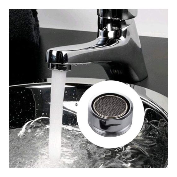 3er Set M24 Wasserhahn Strahlregler & Filtereinsatz | Küche & Bad | Sprudler-Ersatzteile in Poliertem Chrom