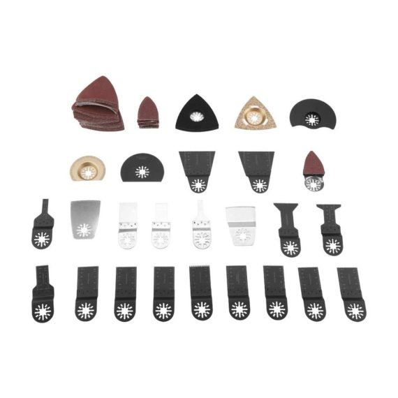 Oszillierwerkzeug-Zubehör 100-tlg Set Sägeblätter für Fein Multimaster Makita Einhell - Holz Metall Kunststoff - Universal Multi-Tool Blades Kit für DIY-Projekte