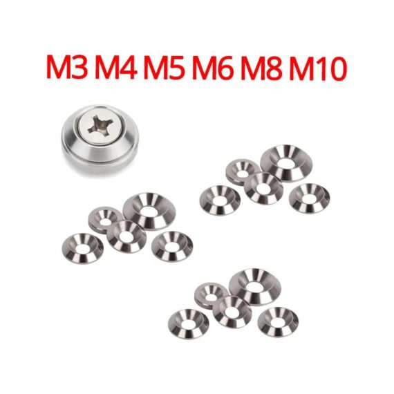Edelstahl 304 Flache Unterlegscheiben-Set (M3-M10) Sicherheitsdichtungen für zuverlässige Anwendung