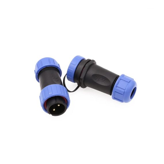2-poliger Luftfahrt Rundsteckverbinder ZBLZGP HE21 mit Industriegewinde IP68 Wasserdicht In-Line Kabelstecker - Zuverlässige Verbindungen für anspruchsvolle Anwendungen