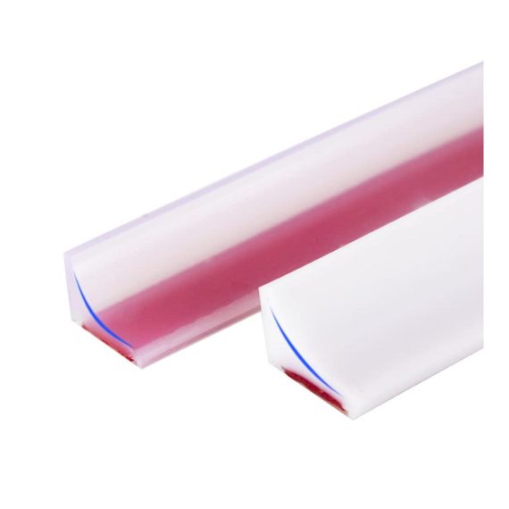 Duschkabinen & -wände 100CM Transparent mit Selbstklebender Schwallschutzleiste – Effektiver Duschwasserstop und Silikonstreifen für Wasserdichte Duschen