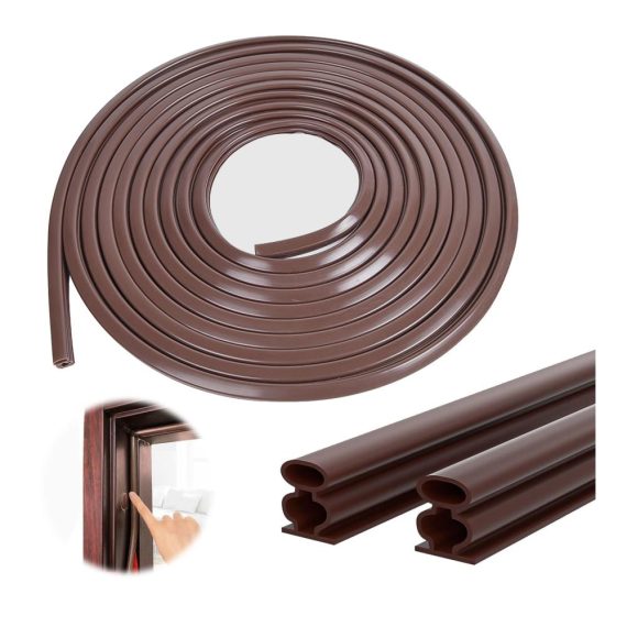 Premium Tür- und Fensterdichtungsset - 10m Selbstklebendes Dichtungsband für effektive Zugluftstopper Schalldämmung und Windschutz - 10x15mm Gummidichtung für optimale Tür- und Fensterisolierung