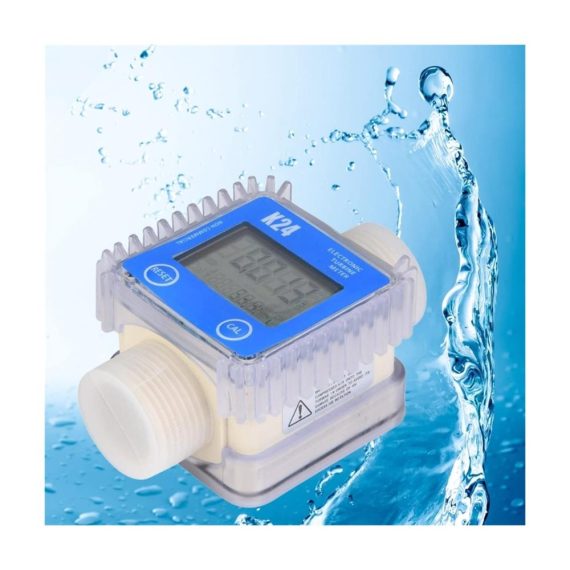 Digitaler K24 Durchflussmesser für Schlauchwasserwaagen - Präziser Messwerkzeug für Chemikalien Wasser Meer und Flüssigkeiten