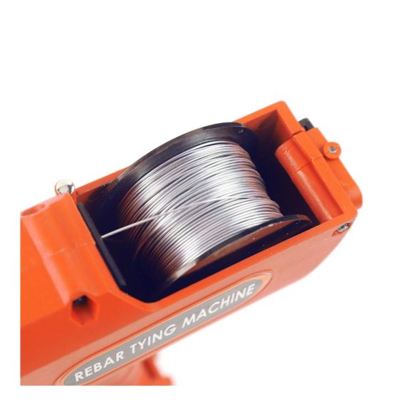 Automatische 12V Drahtbindemaschine für Bewehrungsverbindungen 8mm-34mm orange ideal für Zivilgebäude Bodenrohr Heizbodengewebe & Stahlstangen