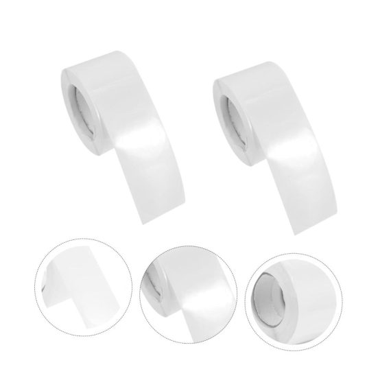 Doppelseitige Klebebänder 1000pcs Transparente Sealer Dot Tape White Circle Stickers Mail Wafer Seal Craft Round Party Favor Stickers - Premium Transparent Sticker Set für sicheres Versiegeln und Dekorieren