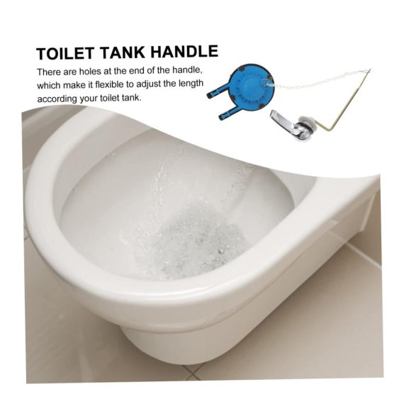 Toilettenreparatur-Set 10-teiliges WC Reinigungsset mit universellem Toilettengriff Ersatzteilen für Toilettenspülhebel WC-Griffteil Toilettenklappe und Wassertank