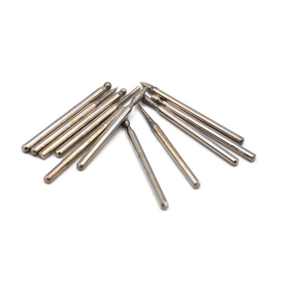 Multifunktionswerkzeuge Oudtinz Tm - 60-teiliges Diamant-Frässtifte Set für Dremel Handwerker - Bohrer für Glas Edelstein Metall - 32 mm Schaft - Inklusive Aufbewahrungsbox