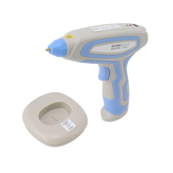 Wiederaufladbares Mini-USB-Heißklebewerkzeug mit Anti-Verbrühungsdüse - Ideal für Handwerk Heimwerker Kunst und Reparaturen - Präzise Klebepistole für kreative Projekte