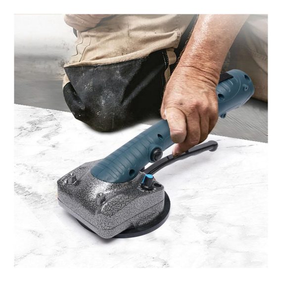 Elektrischer Fliesenhämmer Handgehaltener Fliesenvibrator für präzises Verlegen von Wand- und Bodenfliesen – Fliesenleger Maschine mit Batterie Ladegerät