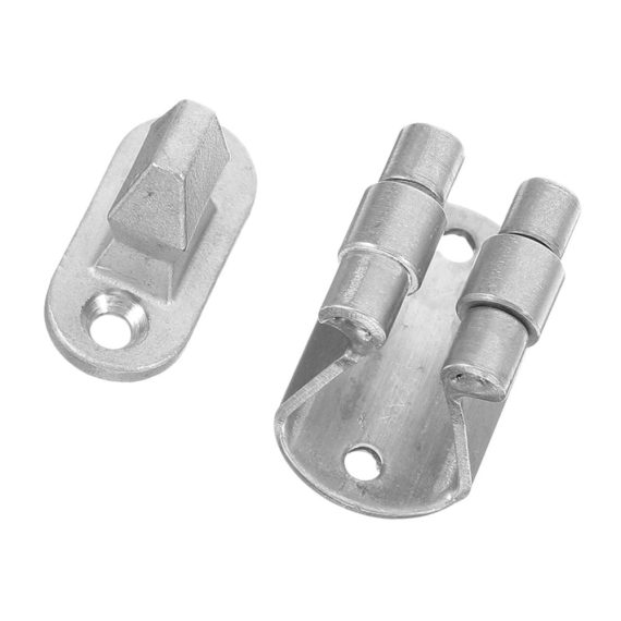 Edelstahl Türstopper Set - Magnetische Türschlösser mit Anhänger - 2 Stück Metall Türstopper inklusive Türkettenschloss für robusten Schutz