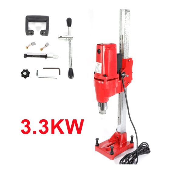Professionelle 3300W Nass/Trocken Kernbohrmaschine für Stahlbeton - Diamantbohrgerät (63MM Bohrer separat erhältlich
