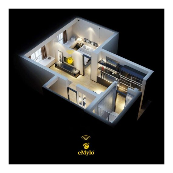 1000W Fernbedienungsrelaisschalter für Garagentore - Funkrelais mit Ein/Aus-Schalter für Licht/Rollladen - 2 x 1 Kanal kompatibel mit 220V-240V