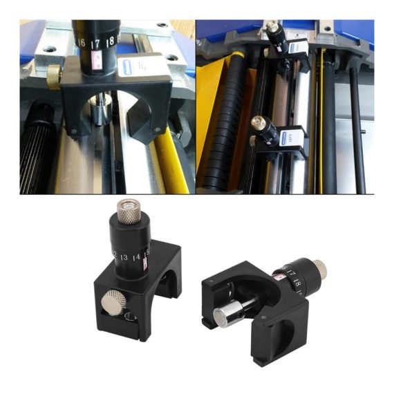 Hobelmesserblätter Set mit 2 Magnetischen Einstellvorrichtungen und Messgeräten - Hochwertige Holzbearbeitungswerkzeuge