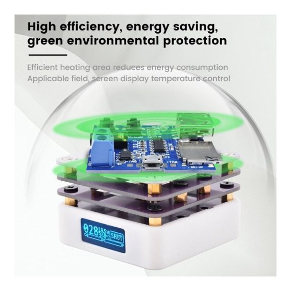 Lötstation 65W - OLED-Display Mini-Smart-Thermostat PCB-SMD-Vorwärmung - Elektronikreparatur und DIY-Labor