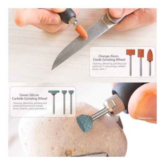 Multifunktionales Schleifhülsen Rotary Tool Kit für präzises Gravieren - Ideal für Büro und Zuhause