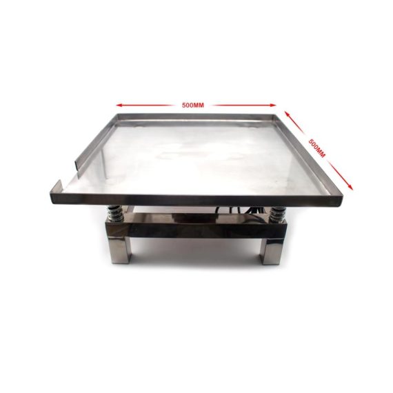 Edelstahl Rührwerke Beton-Rütteltisch – Mini-Vibrationsplattform (50x50 cm) für Block-Vibrationstischprüfungen