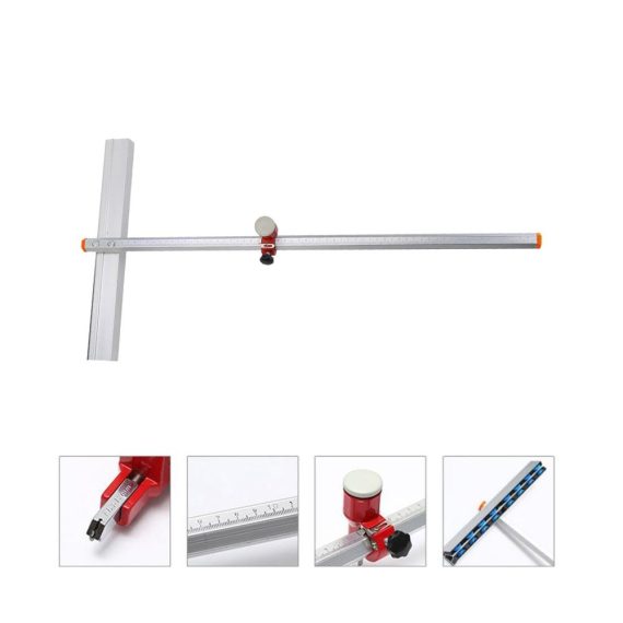 T-förmiger Glasschneider 63 cm – Professionelles Handwerkzeug mit Klingen für präzises Schneiden und Brechen ideal für DIY-Projekte mit Keramik. Leichtes Schneidwerkzeug für Glasarbeiten
