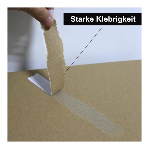 Panzertape BOMEI PACK 1 Rolle - 25mm x 50m Gewebeband Weiß Extra Starkes Panzerband Gewebeklebeband mit hoher Stärke Duct Tape wasserfest für vielseitige Anwendungen