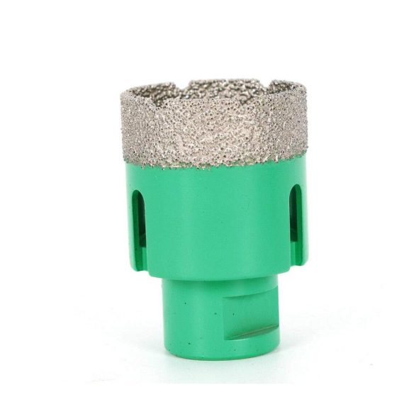 Diamant Bohrkrone Set für Fliesen & Glas - 6 Profi Diamantbohrer mit Aluminiumgehäuse | Ideal für Keramik Granit & Steinfliesen | M14 Spindel für Winkelschleifer | Dichte Diamantschicht für präzises Bohren