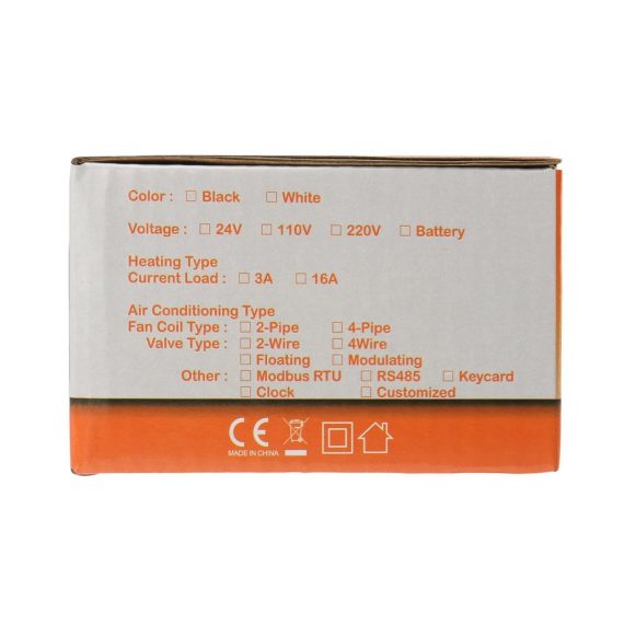 24V Digitaler Thermostat für Fußbodenheizung - Programmierbare Steuerung farbenfrohes Display Innenbereich geeignet