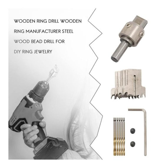 13-teiliges Ringbohrer-Set für DIY Schmuckherstellung – Ring Maker und Perlenbohrer für Ringe