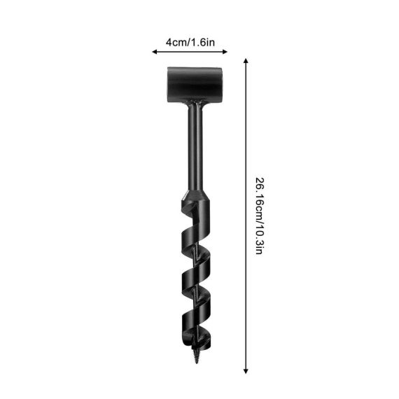 Schlangenbohrer Spiralbohrer für Outdoor Survival und Camping - Manueller Bohrer mit Schlüsselwerkzeugen für Anfänger und Liebhaber